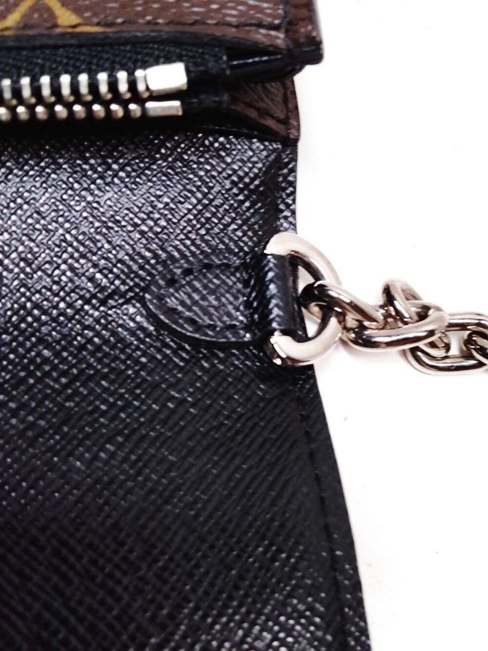 Authentic Louis Vuitton Twist Chain Bag Monogram Stripe LV Crossbody - Picture 12 of 16